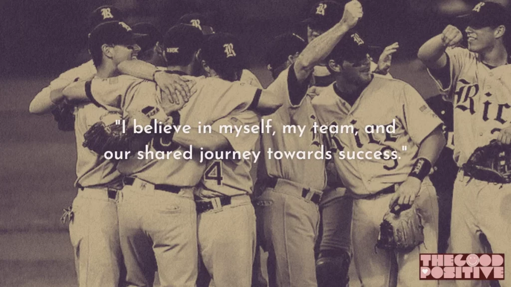 Baseball Players Positive Affirmations