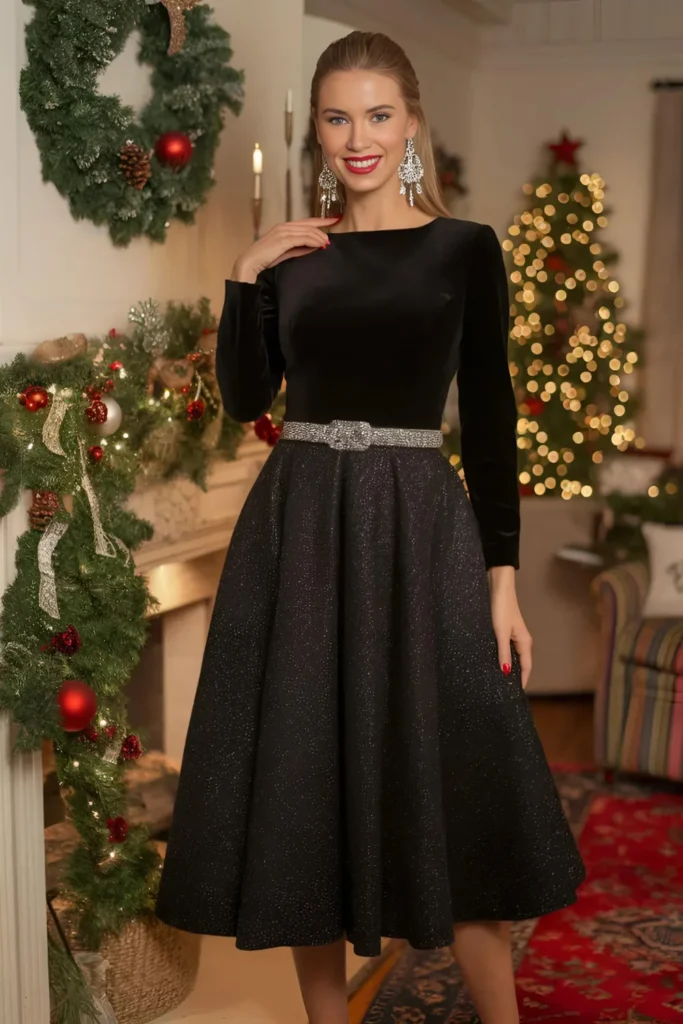 Christmas Little Black Dress Outfit