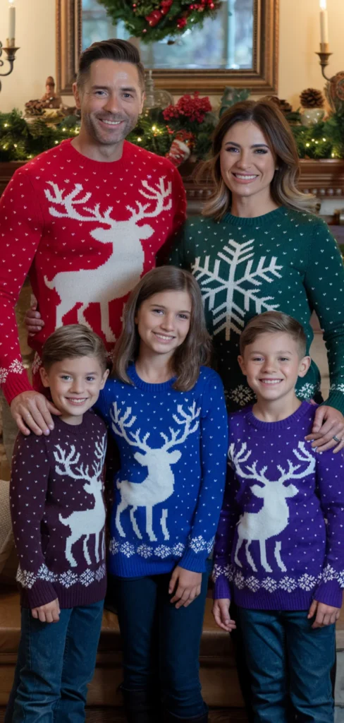 Christmas Sweaters Outfit for Christmas Family Photo