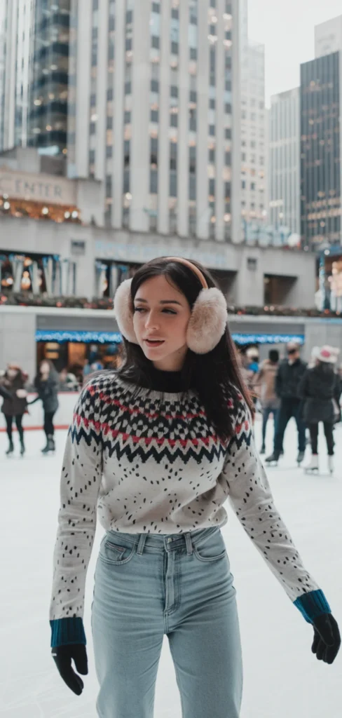 Ice Skating New York Winter Outfit