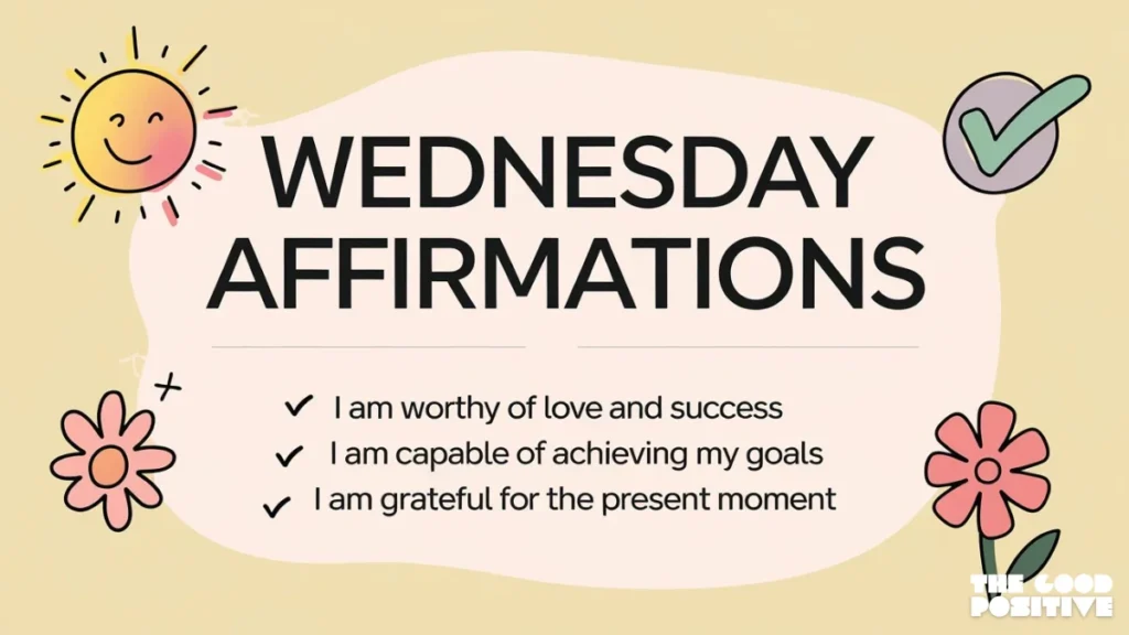 Wednesday Affirmation Quotes