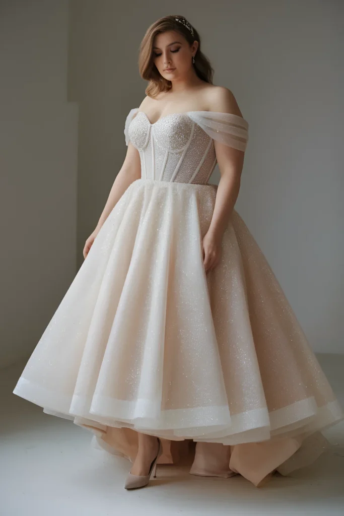 Plus Size Fairy Tale Ball Gown Wedding Dress