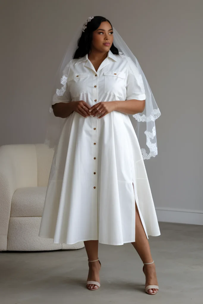 Plus Size Safari Wedding Dress