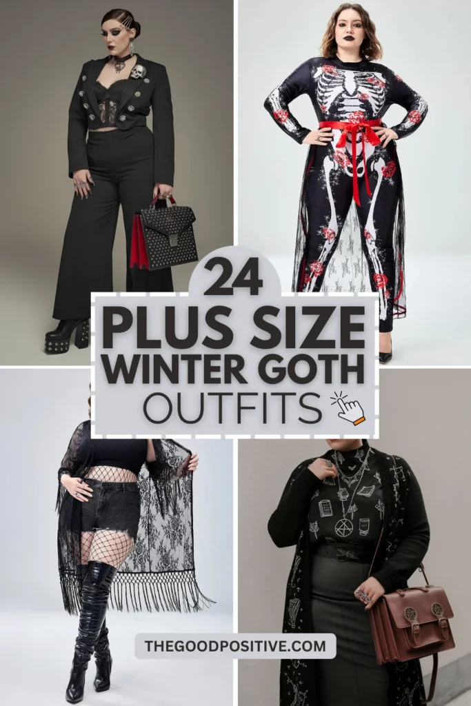 Winter Plus Size Goth Outfits