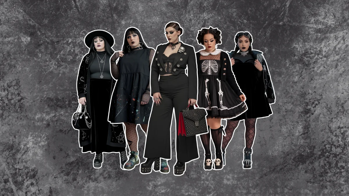 Winter Plus Size Goth Outfits