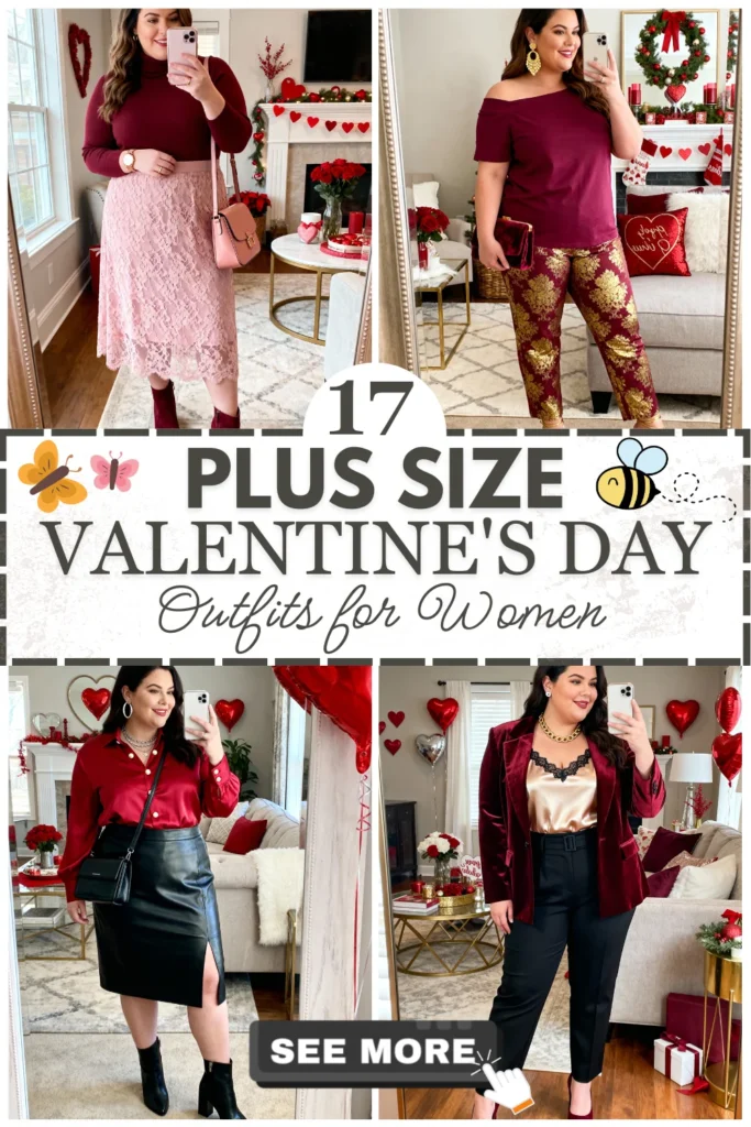 17 Plus Size Valentine's Day Outfits