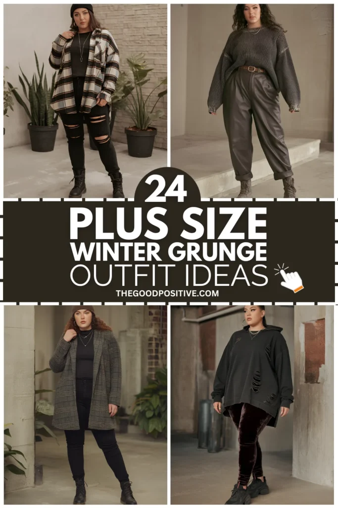 Winter Plus Size Grunge Outfits