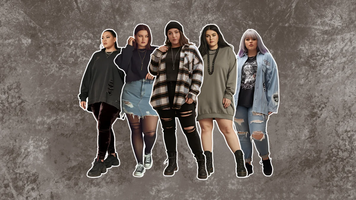 Winter Plus Size Grunge Outfits