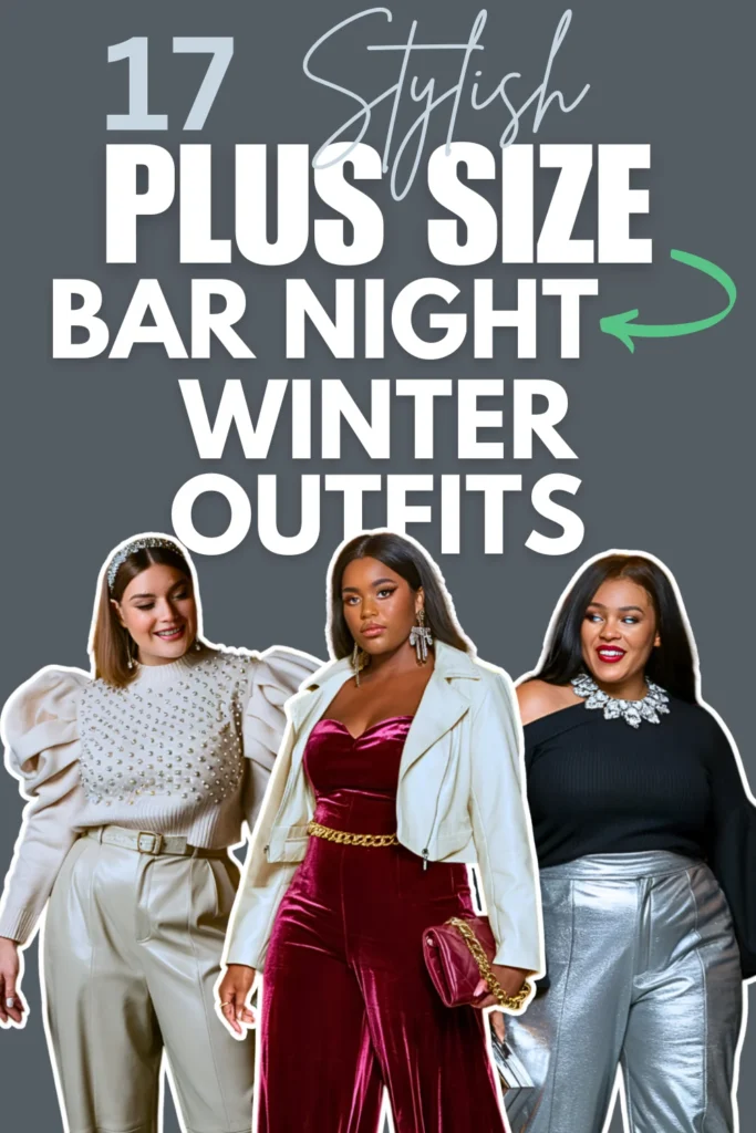 Plus Size Winter Bar Night Outfits