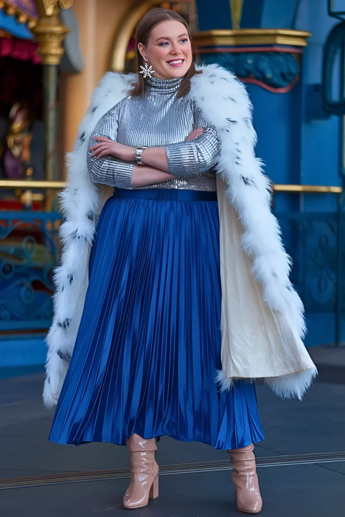 Elsa's Frozen Plus Size Winter Disney Outfit