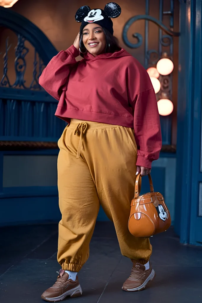 Plus Size Mickey Inspired Winter Disney Outfit