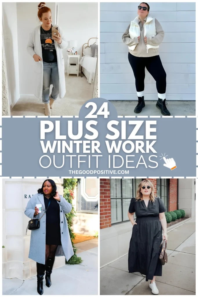 Plus Size Winter Work Outfits