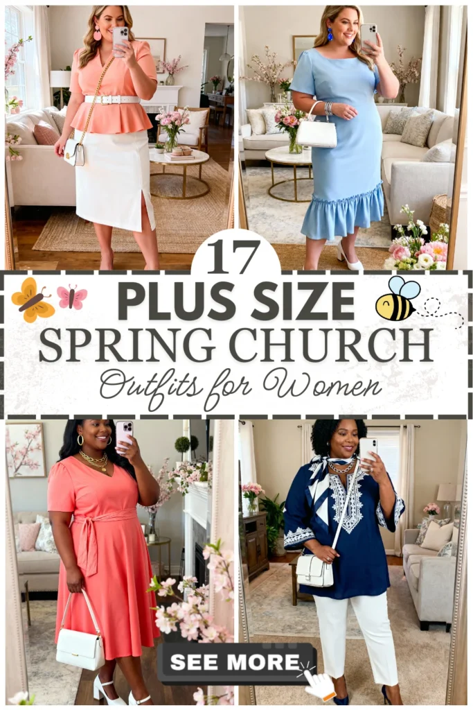 17 Plus Size Spring Church Outfits