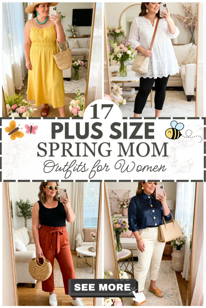 17 Plus Size Spring Mom Outfits