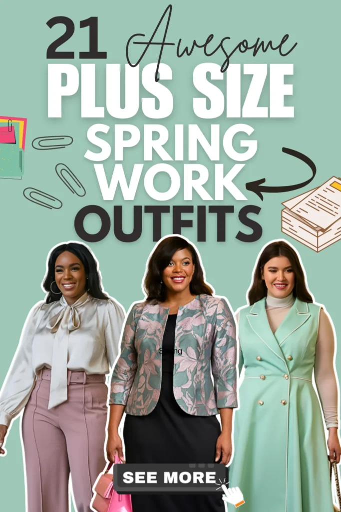 Plus Size Spring Work Outfits