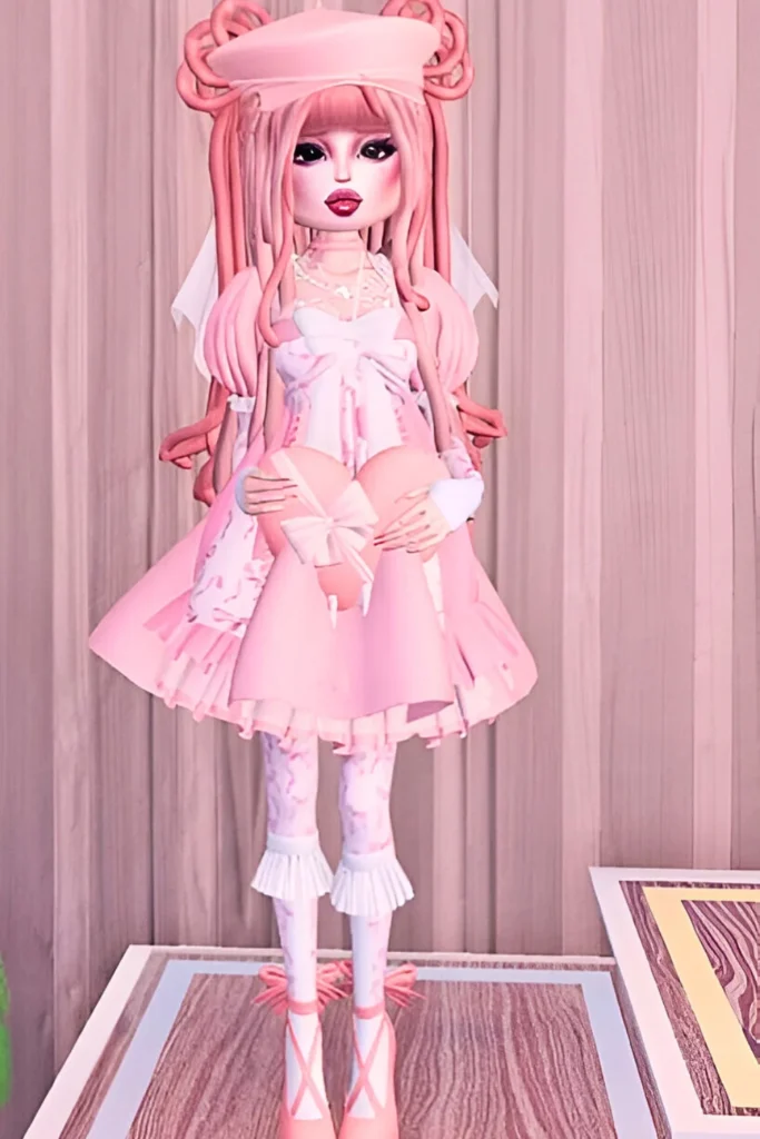 Valentine's Day Dress To Impress Cotton Candy Pink Outfit