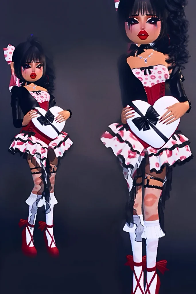 Valentine's Day Dress To Impress Gothic Valentine Dress Outfit