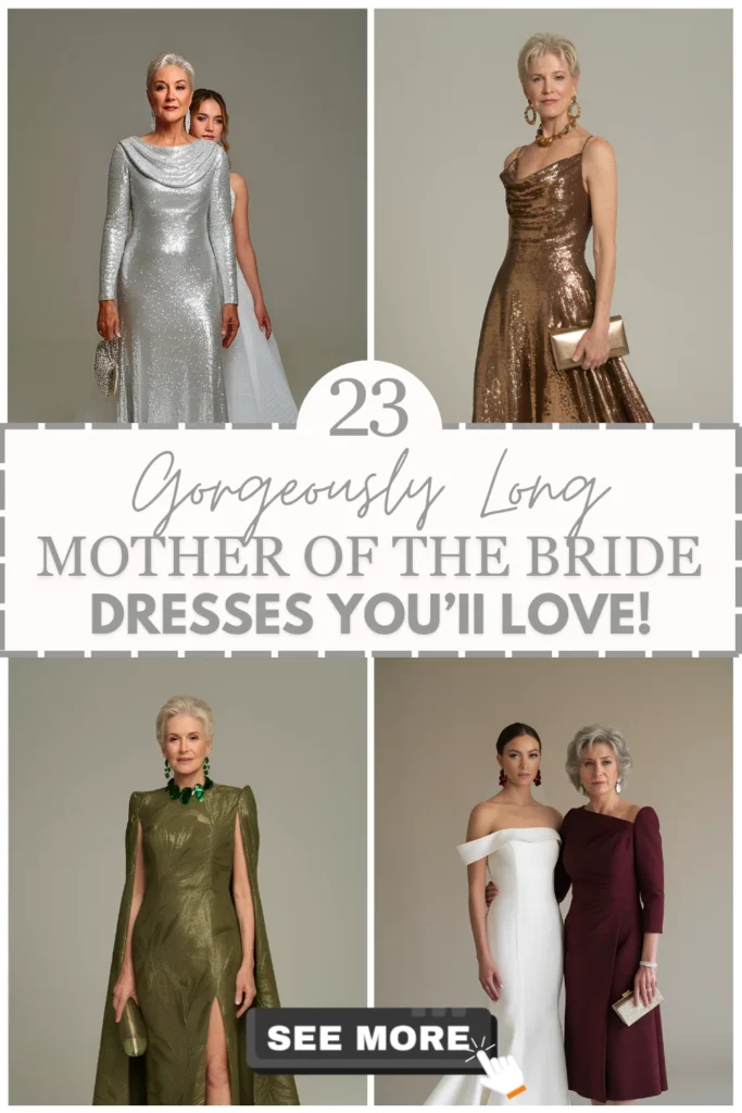 Long Mother of the Bride Dresses