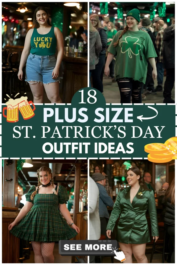 Plus Size St. Patrick's Day Outfits-1