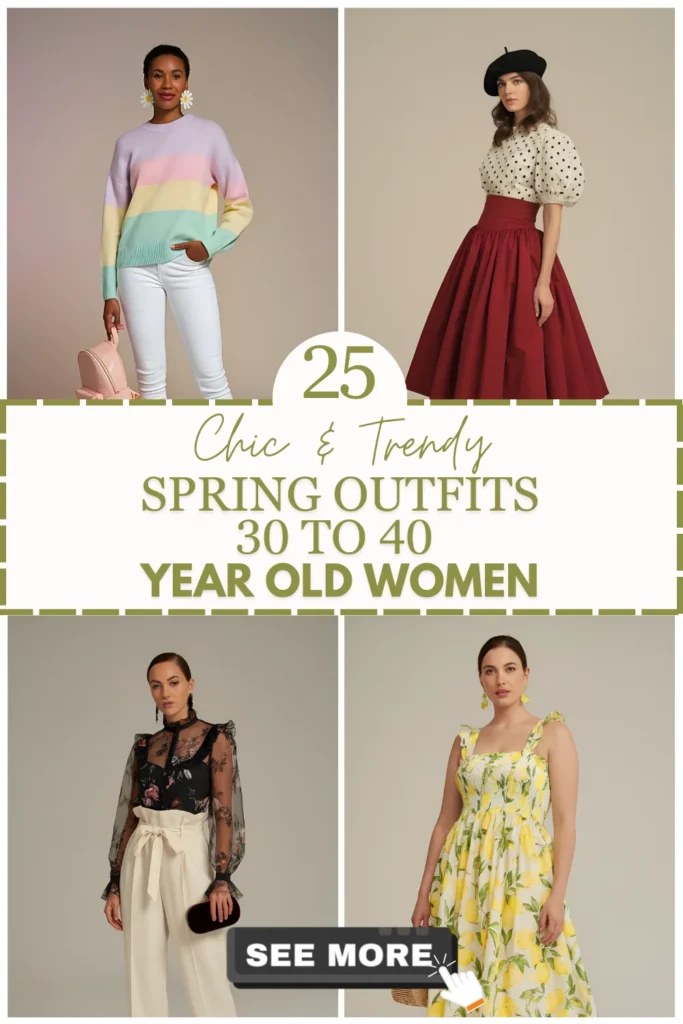 Spring Outfits Every 30 to 40 Year Old Women