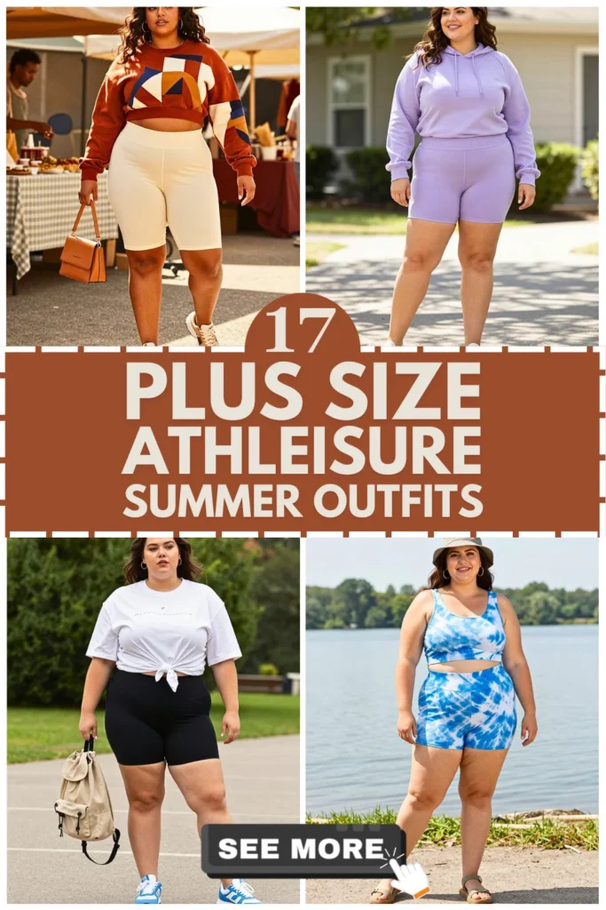 17 Plus Size Summer Athleisure Outfits