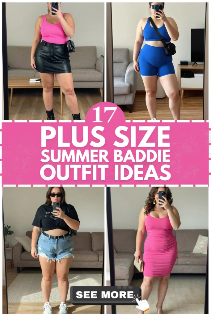 17 Plus Size Summer Baddie Outfits