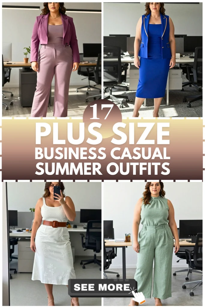 17 Plus Size Summer Business Casual Outfits