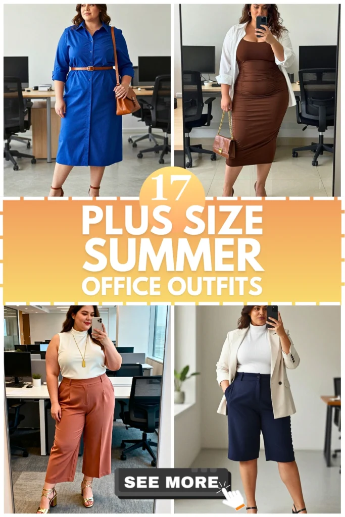 17 Plus Size Summer Office Outfits