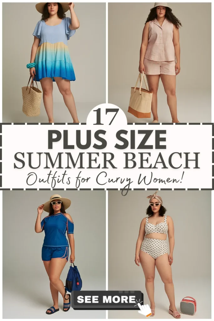 Plus Size Summer Beach Outfits For Curvy Women