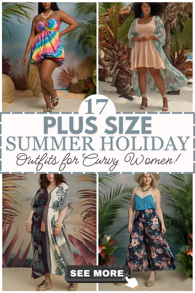 Plus Size Summer Holiday Outfits For Curvy Women