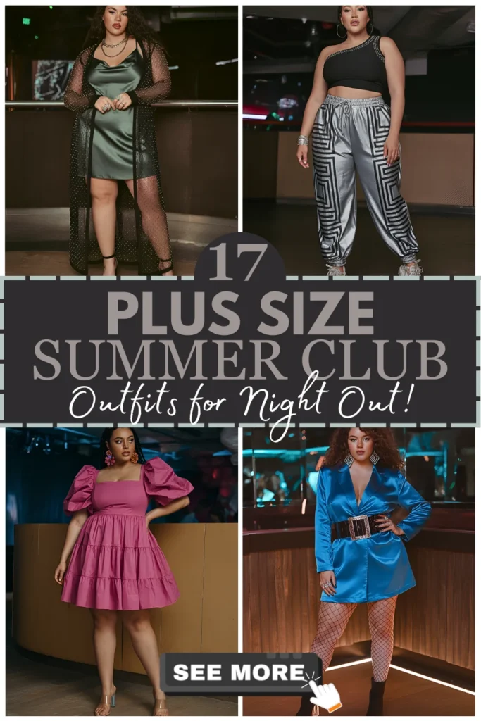 Plus Size Summer Night Out Club Outfits For Curvy Women