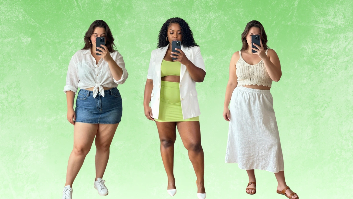 Plus Size Summer Skirt Outfits