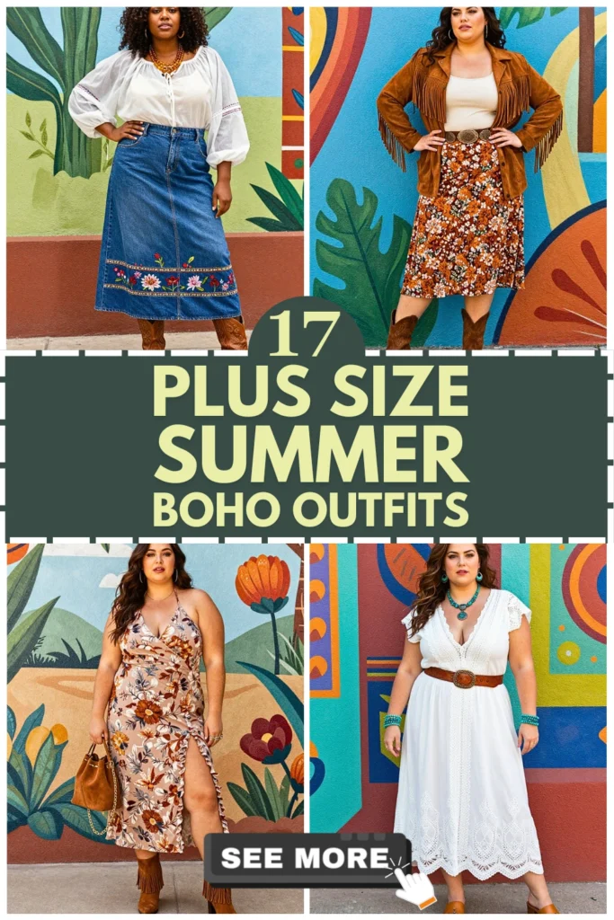 17 Plus Size Boho Summer Outfits
