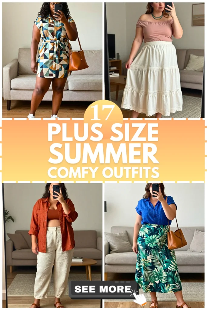 17 Plus Size Comfy Summer Outfits