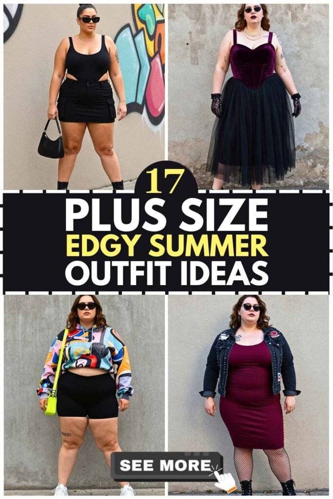 17 Plus Size Edgy Summer Outfits
