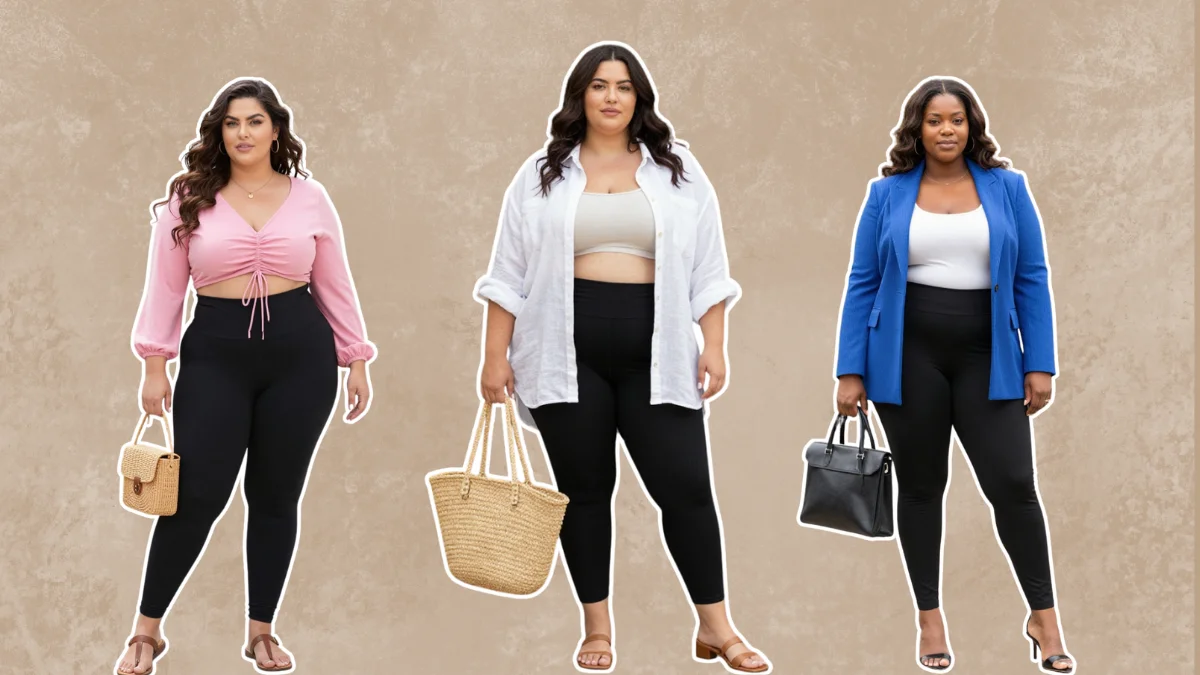Plus Size Summer Legging Outfits