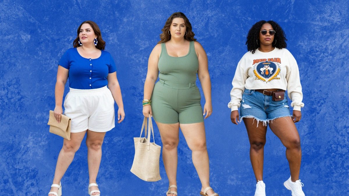 Plus Size Summer Shorts Outfits