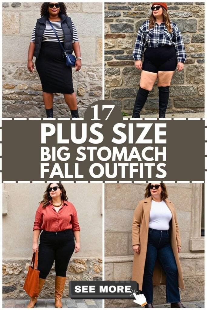 17 Plus Size Fall Outfits For Big Stomach
