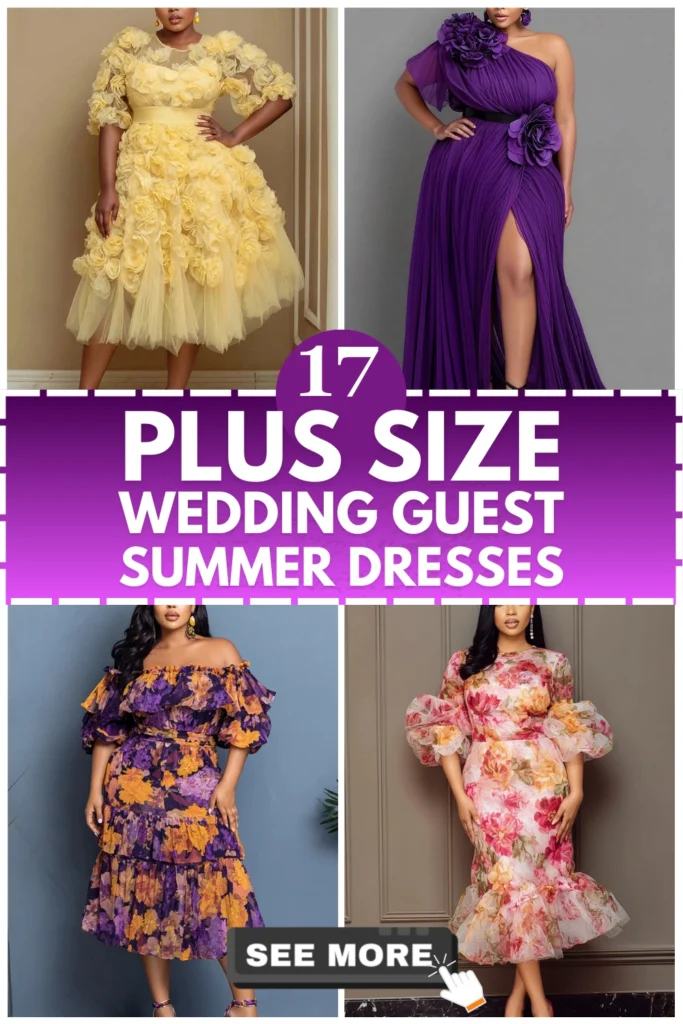 17 Plus Size Summer Wedding Guest Dresses