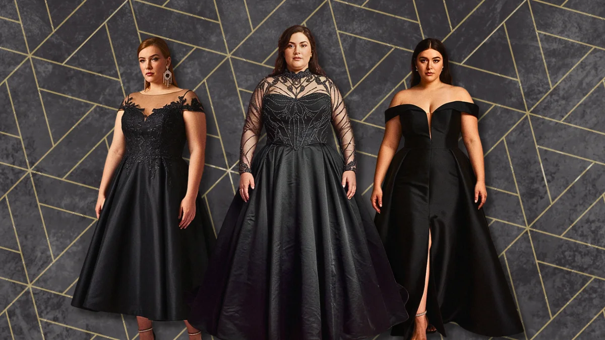 Plus Size Black Wedding Dresses