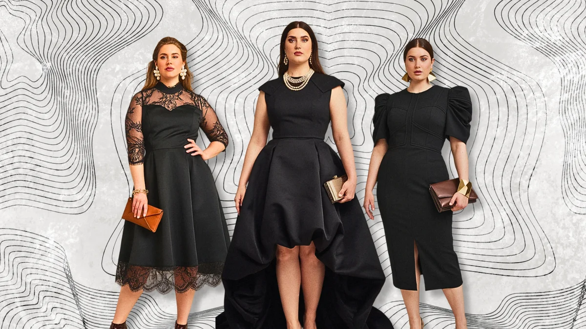 Plus Size Black Wedding Guest Dresses