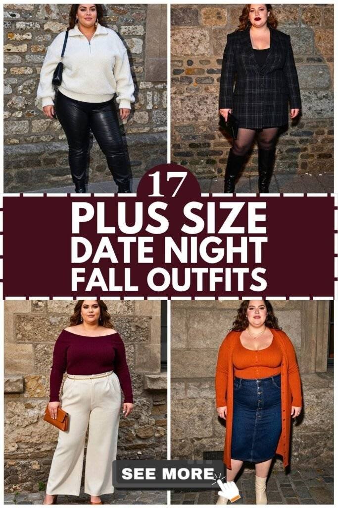 17 Plus Size Date Night Fall Outfits