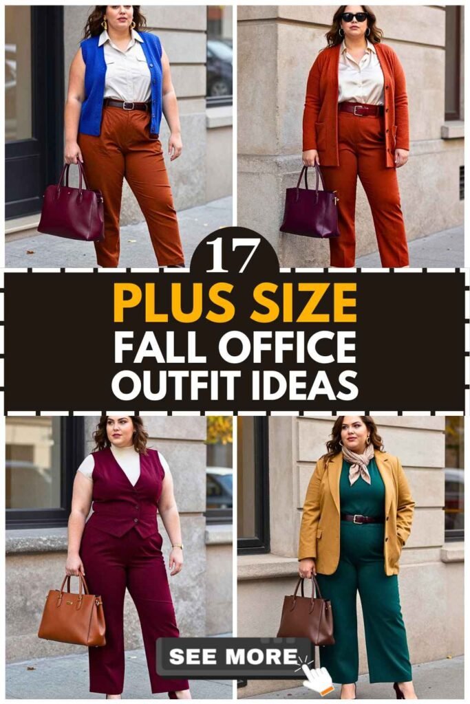 17 Plus Size Fall Office Outfits