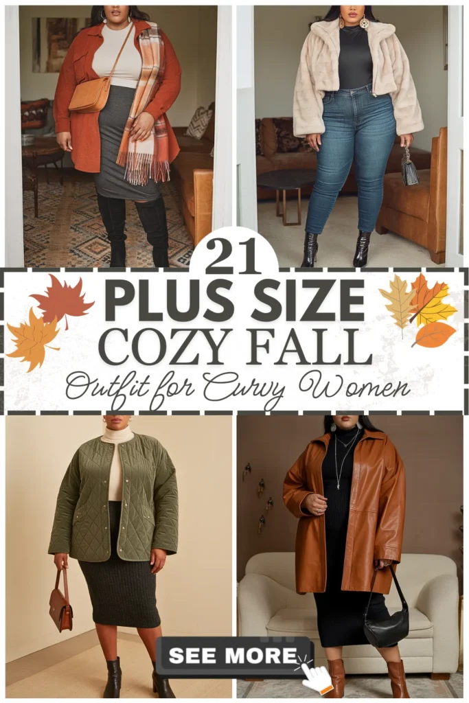 21 Plus Size Cozy Fall Outfits