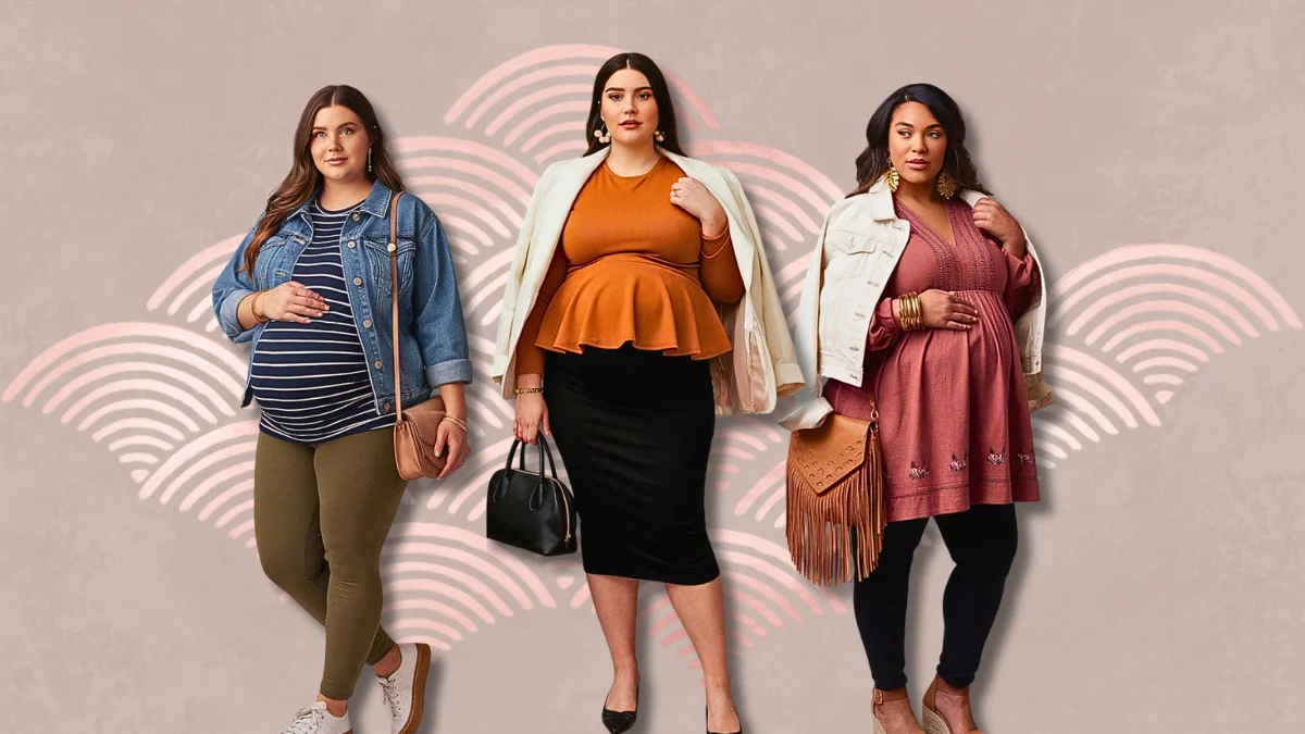 Plus Size Fall Maternity Outfits