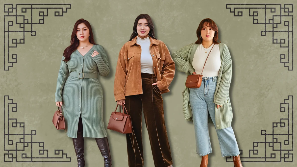 Plus Size Korean Autumn Outfits
