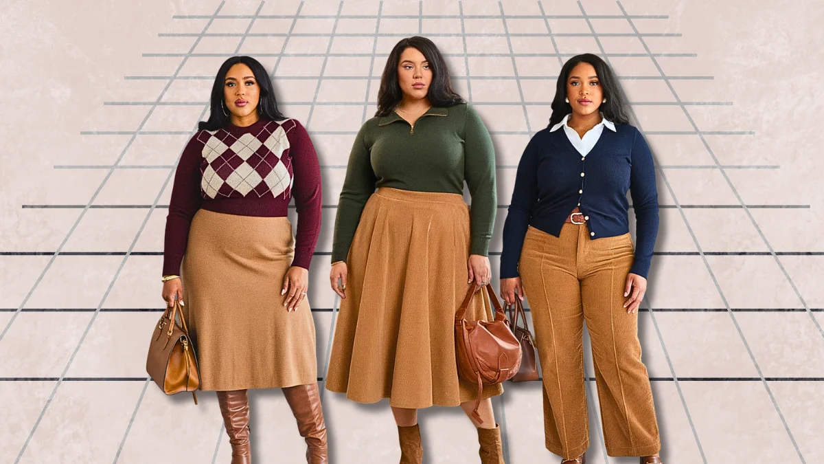 Plus Size Preppy Fall Outfits