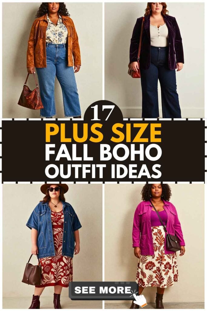 17 Plus Size Fall Boho Outfits