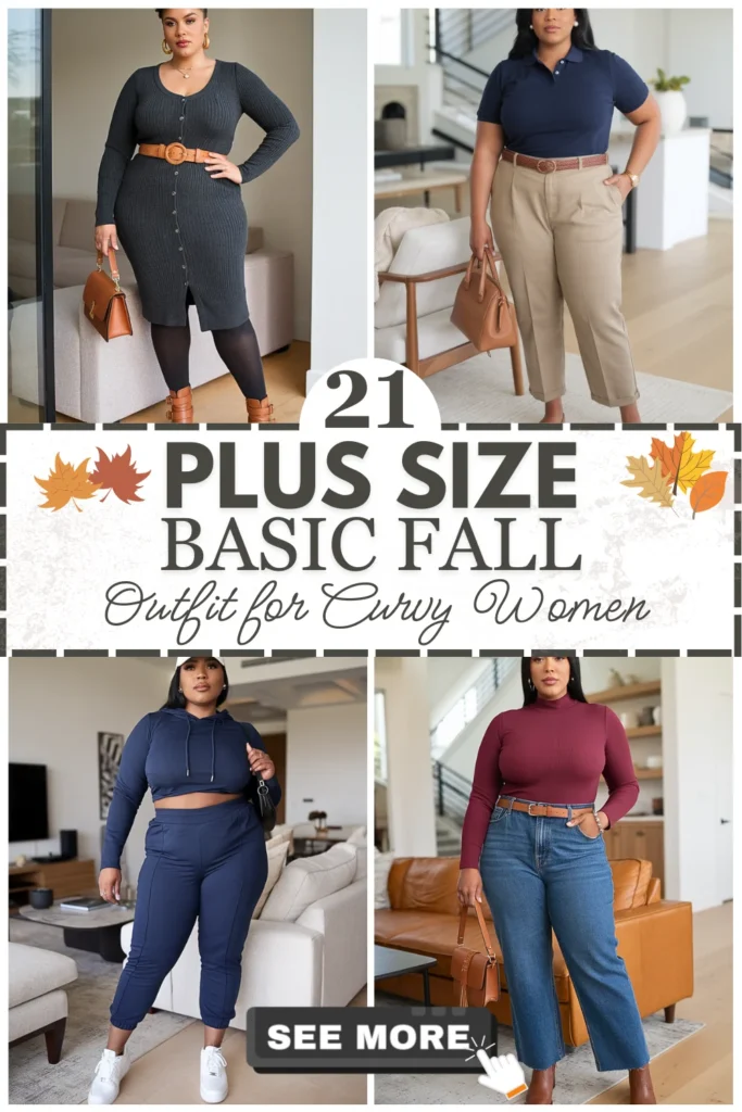 21 Plus Size Basic Fall Outfits