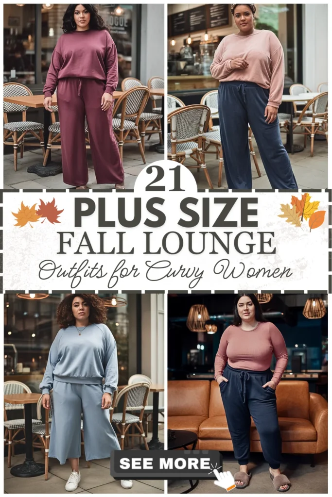 21 Plus Size Fall Lounge Outfits